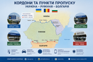 Пункти пропуску Україні Румунія Болгарвя