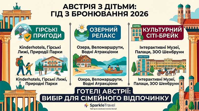 Австрія з дітьми: сімейний відпочинок – покроковий путівник 2026