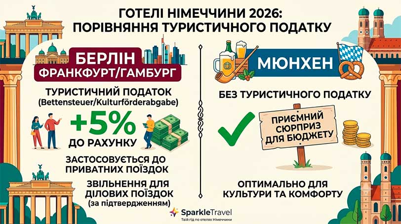 Готелі та проживання у Німеччині: де зупинитися – покроковий путівник 2026