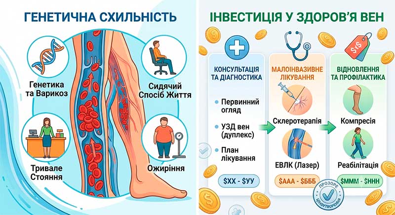 Варикоз: що це, звідки береться і скільки реально варто його вилікувати